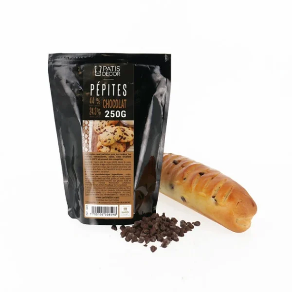 De gros 💯 Pépites de Chocolat Noir Sicao 250 g Patisdécor ✔️ 1